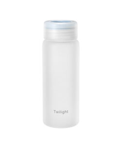 Frosted Matte Clear Glass Water Bottle 420ml