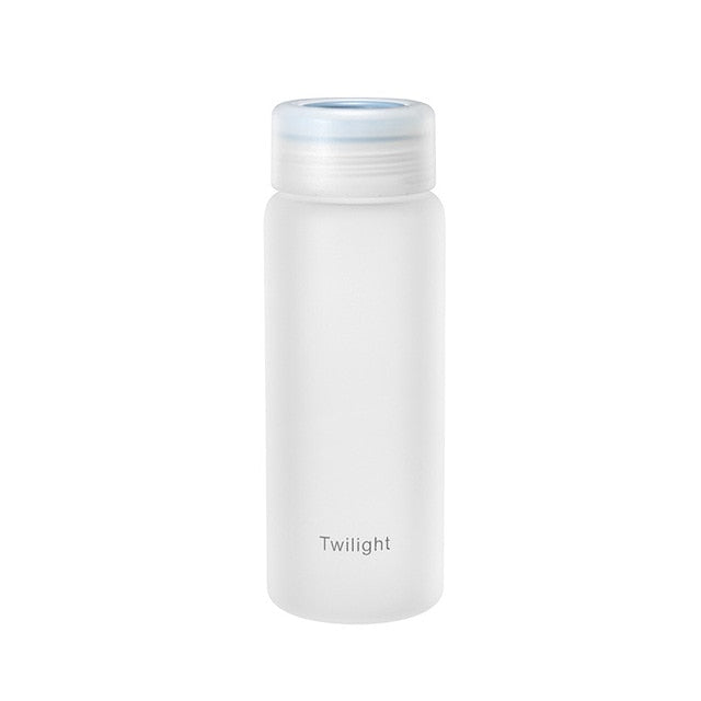 Frosted Matte Clear Glass Water Bottle 420ml